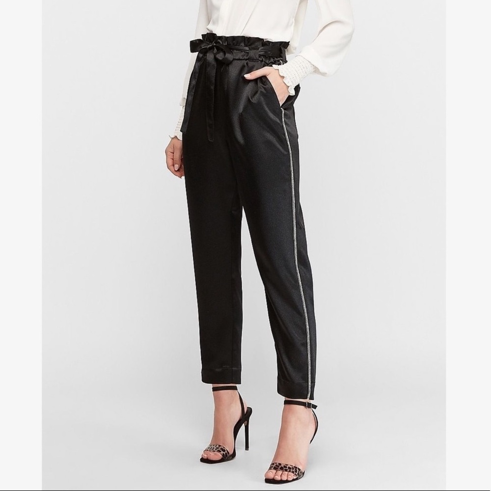 Express satin ankle pant